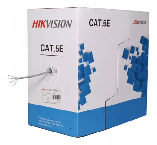 Cable Red UTP Cat5e 100% Cobre para Cámaras IP HD DVR por metro