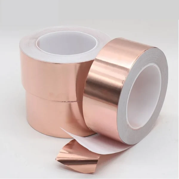 Rollo Cinta De Cobre Con Adhesivo De ancho 30mm o 3 cm  espesor 0.06mm  largo  10 metros - Image 3