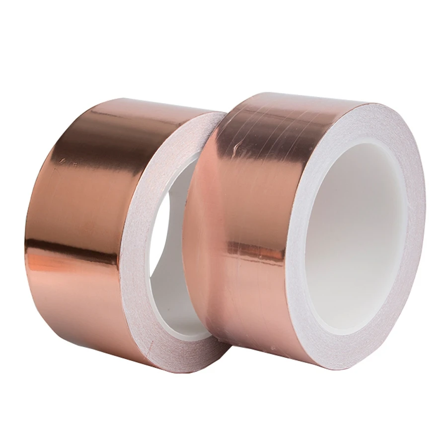 Rollo Cinta De Cobre Con Adhesivo De ancho 30mm o 3 cm  espesor 0.06mm  largo  10 metros - Image 5
