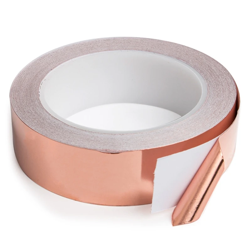 Rollo Cinta De Cobre Con Adhesivo De ancho 30mm o 3 cm  espesor 0.06mm  largo  10 metros - Image 6