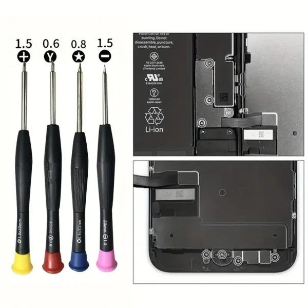 Juego de herramientas de desmontaje de 21 piezas, destornillador 21-en-1, combinación de reparación de teléfonos - Image 4
