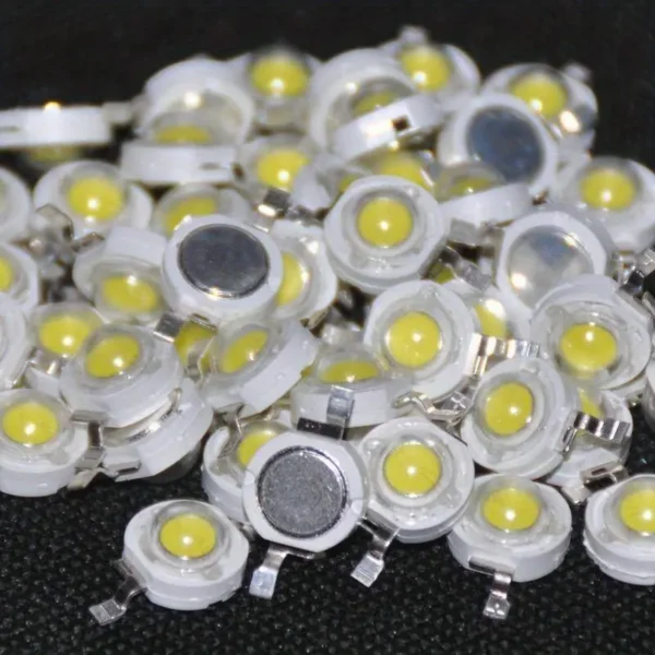 diodos LED súper brillantes de 3V-3.4V 1W, blanco frío, iluminación empotrada de alta potencia color BLanco - Image 2