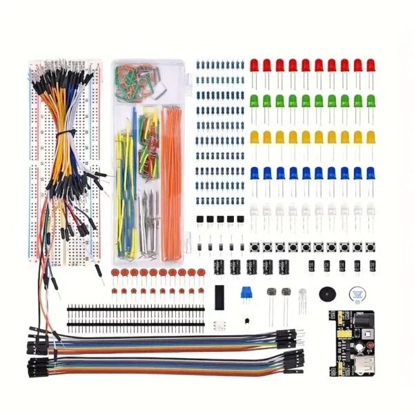 Kit de inicio Electronica para proyectos de bricolaje de 830 piezas - Image 3