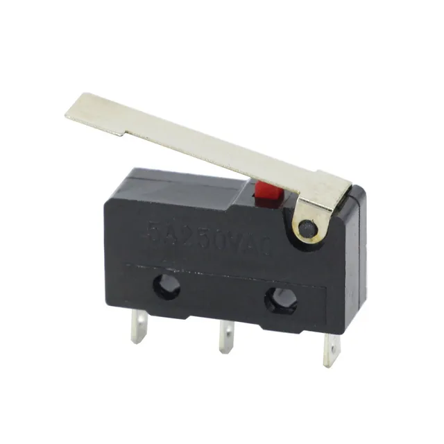 microinterruptores de 2/3 pines, NO/NC, miniinterruptor de límite, 5 A, 250 V CA, KW11-3Z