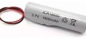 Batería 18650 3.7v Recargable Pila Linterna Con Cable