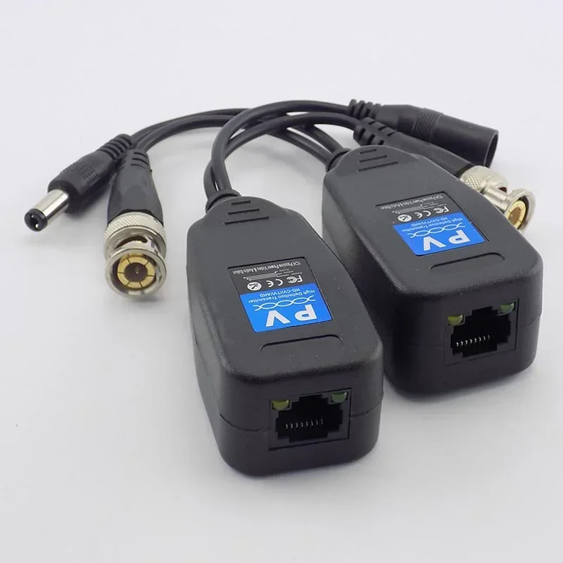 Video Balun Rj45 Pasivo Por Par Hd Hd Pv/pvd Pva/