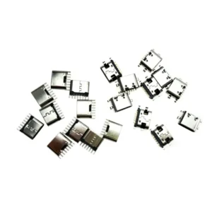  zócalos Micro USB Conectores de enchufe hembra de metal