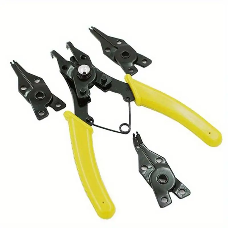 Alicates de anillo de presión, Hosrnovo 4 en 1 C Clips Removal Retaining Set para reparación de automóviles