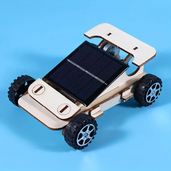 kit proyecto Coche Solar de Madera para Experimental Científicos y Enseñanza - Image 4