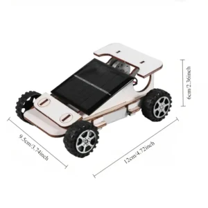 kit proyecto Coche Solar de Madera para Experimental Científicos y Enseñanza