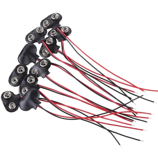 Conectores de Clip para Batería de 9V, Tipo T