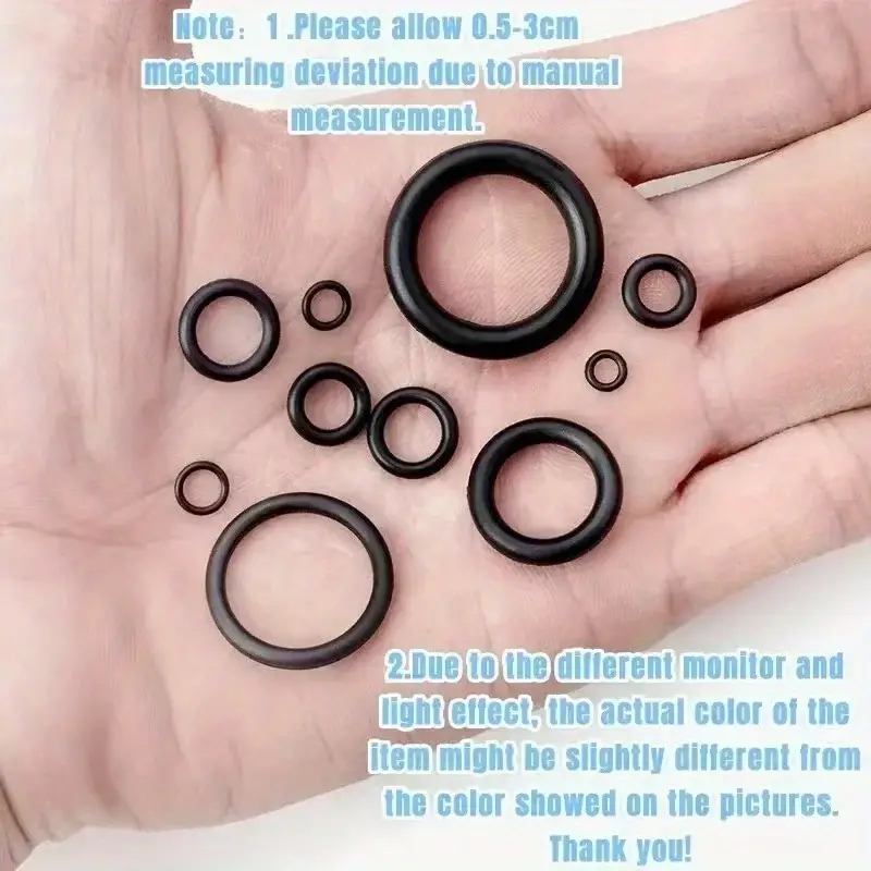Set O-ring Aros De Goma Milimétrico Juntas Tóricas ORING - Resistentes al Aceite y al Agua, Sellos de Goma Sintética - Image 3