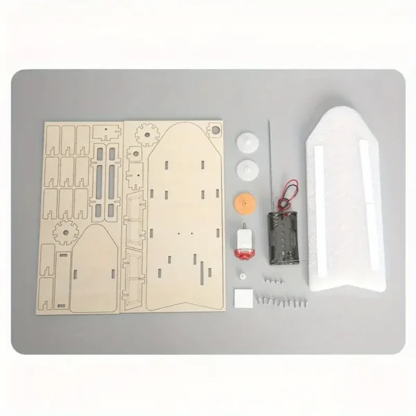 Kit proyectos de barco eléctrico DIY - Invención de física, rompecabezas experimentales - Image 4