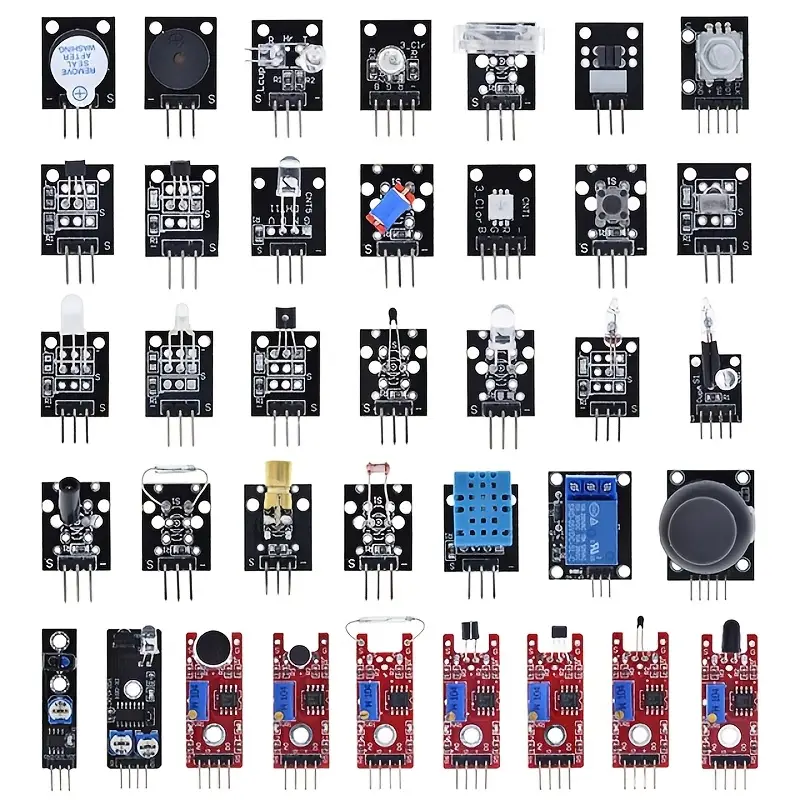 Kit de sensores Aokin 37 en 1 para Arduino, Raspberry Pi - Kit de robótica educativa - Image 6