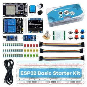 Kit básico de inicio para ESP32 ESP-32S WIFI Arduino Kit de aprendizaje de proyectos con tutoriales Kit ESP32 con caja