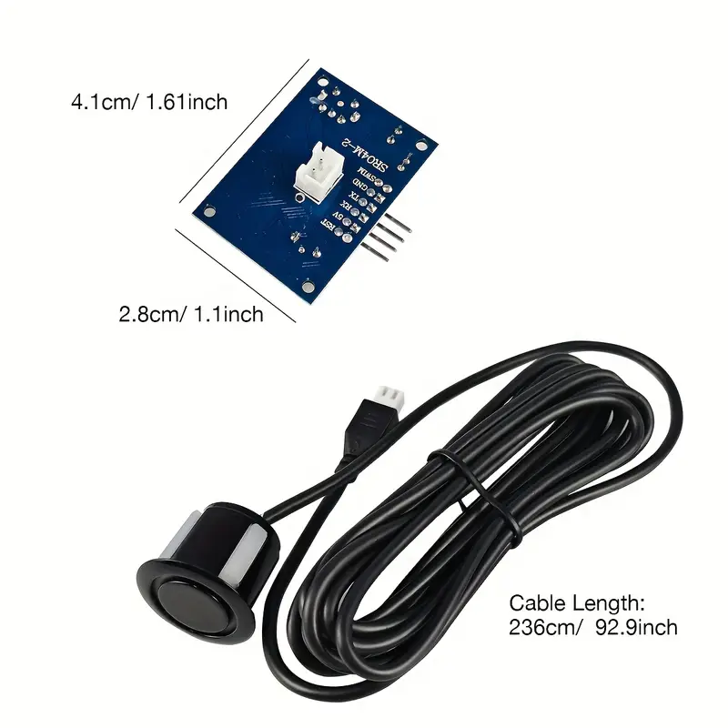Sensor de Medición de Distancia con Tecnología Acústica Integrada JSN-SR04T, Apto para Arduino