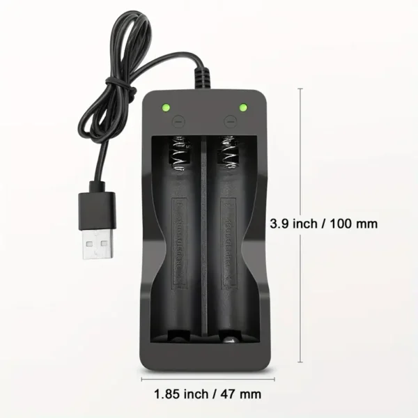 Cargador De Batería 18650 Model MS-5D02A imput DC 5V Output DC 4.2V