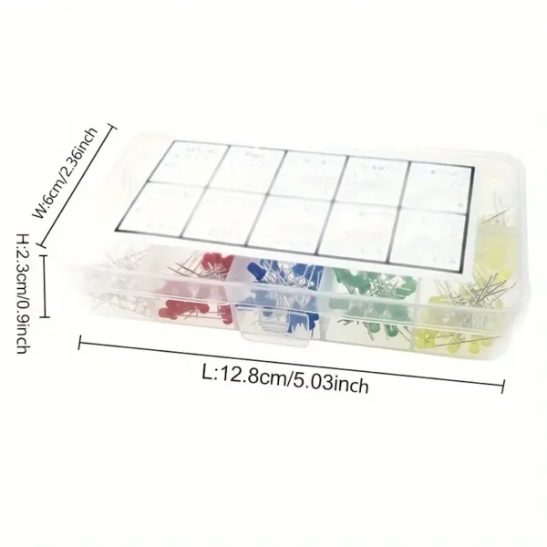 diodos emisores de luz LED F5 de 3 mm por color, 5 colores rojo Verde Amarillo Blanco Azul  - Image 4