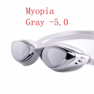 Gafas de natación para miopía con prescripción médica -1.0~-10, impermeables,
