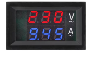 Voltímetro amperímetro digital LCD de CA de 50-500 V,  50 A,  220 V, medidor de corriente,  - Image 3