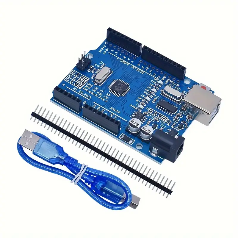 Arduino UNO R3, Microcontrolador ATmega328P-AU, Versión mejorada CH340G