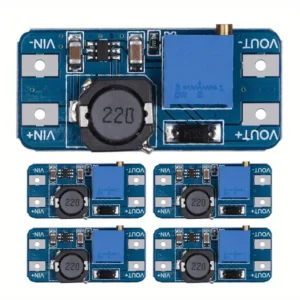 Módulo de Potencia MT3608 de Refuerzo de Convertidor de Paso DC-DC 2-24V a 5V/9V/12V/24V