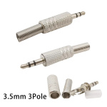 conector macho para auriculares, conector de cable de soldadura de audio estéreo mono de 3,5 mm, adaptador de conector para auriculares de 2, 3 y 4 polos