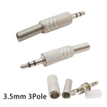 conector macho para auriculares, conector de cable de soldadura de audio estéreo mono de 3,5 mm, adaptador de conector para auriculares de 2, 3 y 4 polos