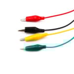 Cable Caiman pinzas de cocodrilo, cables de prueba eléctricos, pinzas para cables