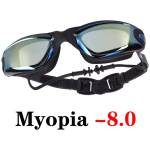 Gafas de natación para adultos con miopía