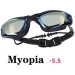 Gafas de natación para adultos con miopía