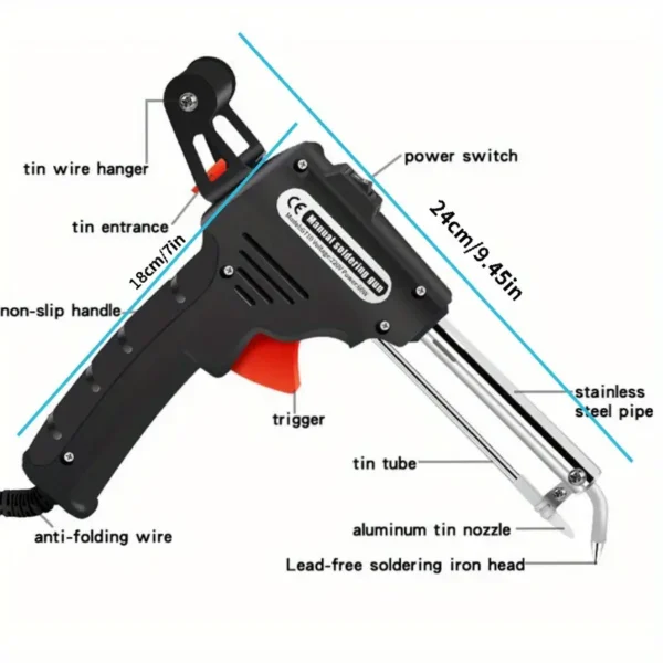 Soldador Eléctrico De Mano, Pistola De Soldadura
