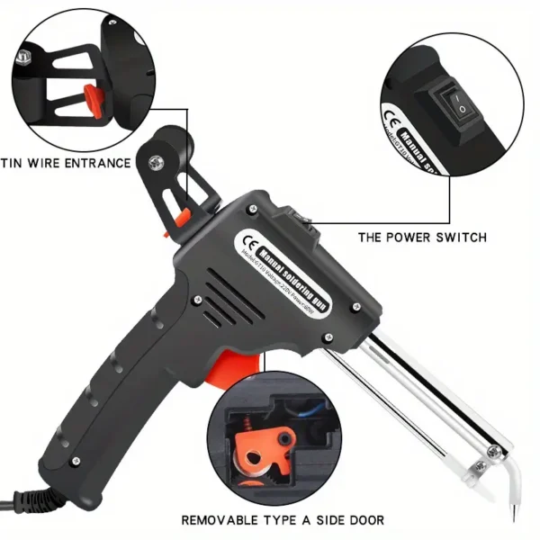 Soldador Eléctrico De Mano, Pistola De Soldadura