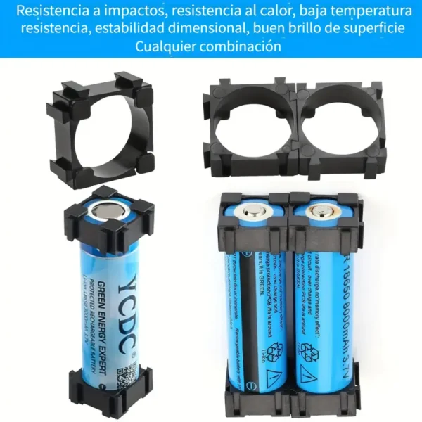 Soportes de Batería Li-ion 18650