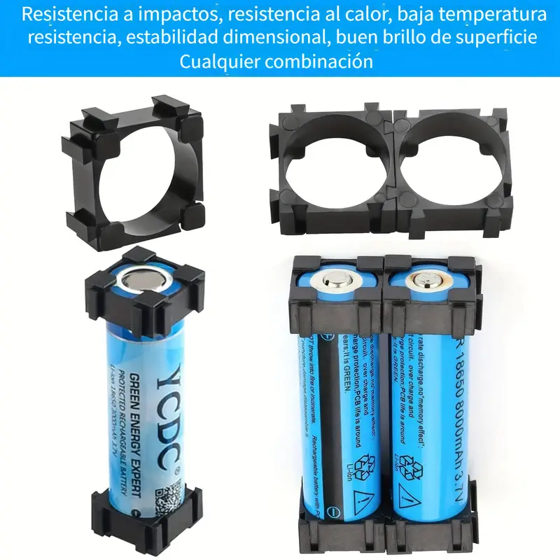 Soportes de Batería Li-ion 18650