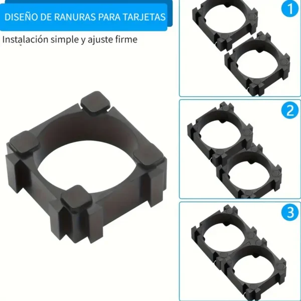 Soportes de Batería Li-ion 18650