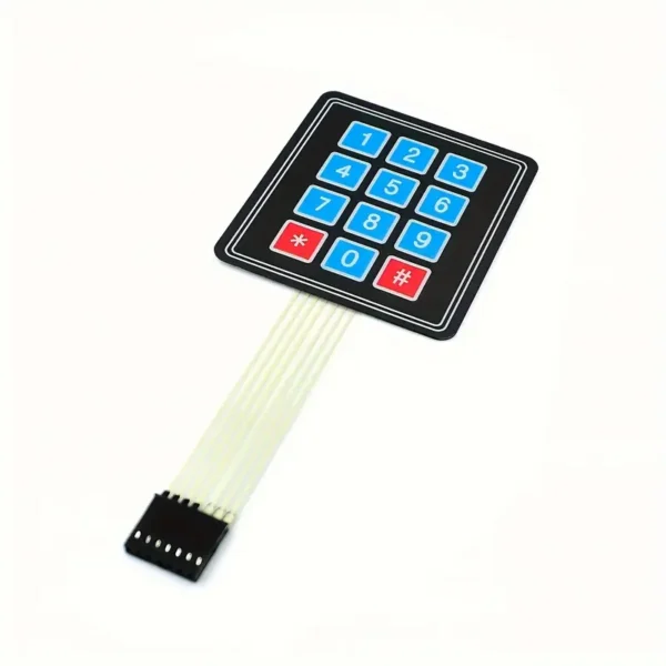 Teclado Matricial Membrana 3x4 Keypad 8 Pines Esp32 Arduino