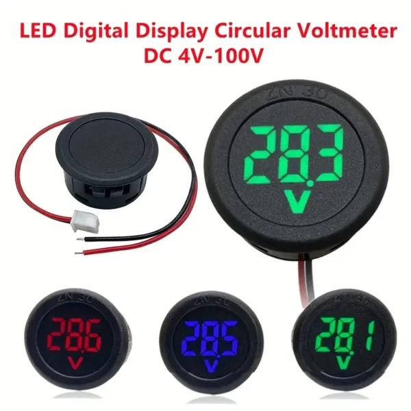 Voltímetro Digital LED - 3.8V,