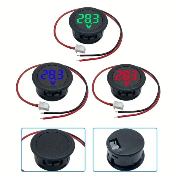 Voltímetro Digital LED - 3.8V,